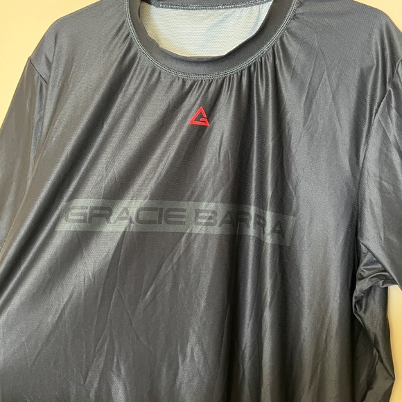 Gracie Barra Rashguard Jiu Jitsu Training Short Sleeve Shirt - Men's Size L - Picture 2 of 7